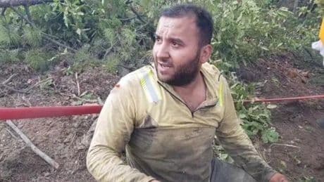 Karabük’te yangın ormanı! Alevlerden son anda kurtulan işçinin sorduğu ilk soru duygulandırdı