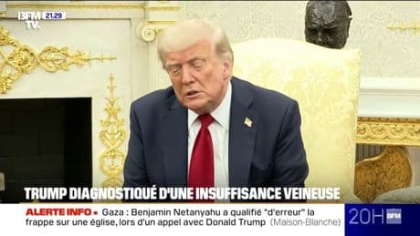 Donald Trump diagnostiqué d'une insuffisance veineuse chronique