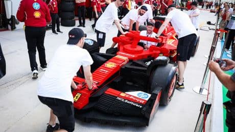 Ferrari F1 car made of 400,000 Lego pieces goes on display ahead of Miami Grand Prix