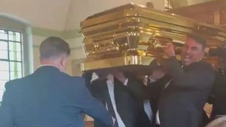 'Solid gold coffin' taken around UK in Rolls Royce after death of traveller family leader