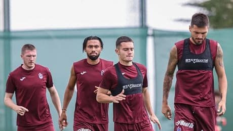 Trabzonspor günün ilk çalışmasını gerçekleştirdi