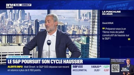 La bourse cash : "Préparez-vous à un 11ème mois de juillet consécutif de hausse sur le S&P !" - 27/06