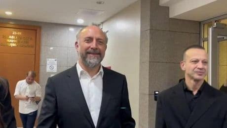 Halit Ergenç ve Rıza Kocaoğlu adliyeye geldi