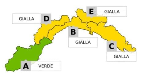 Liguria, allerta gialla per temporali dalle 6 di lunedì su Centro e Levante | Le previsioni