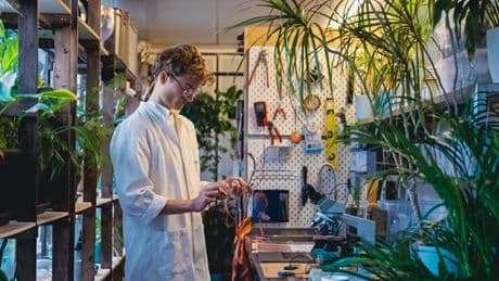 World's first photoshoot 'powered by plants' captures stunning images of new electric car