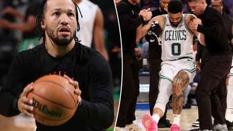 Jalen Brunson sees larger blow that comes with Jayson Tatum’s Achilles injury