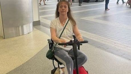 Disabled mum ordered to 'hurry up' as she cried on tarmac of major UK airport