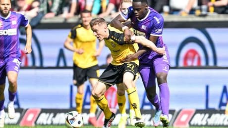 Vorm Aufstiegs-Kracher in Saarbrücken - Dynamo bangt um seinen Spielmacher