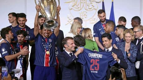« Paris sur le toit de l’Europe ! » : Macron encense le PSG et condamne les violences « inacceptables »