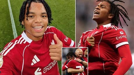 Liverpool's new 16-year-old hero Rio Ngumoha delights in dramatic 100th minute winner at Newcastle on Premier League debut as he reveals the one instruction that led to winning goal