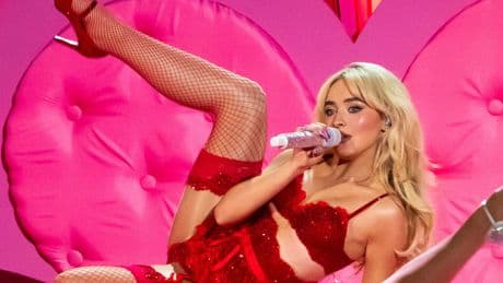 Sabrina Carpenter says female artists are under more scrutiny than ever, as her suggestive new album cover sparks debate