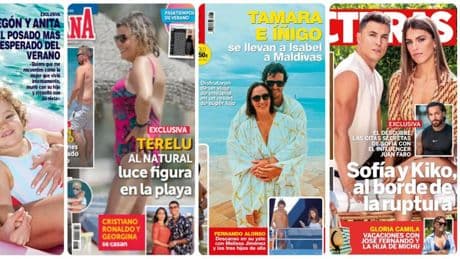 Ana Obregón, Terelu, Tamara Falcó y Kiko y Sofía Suescun protagonizan las portadas