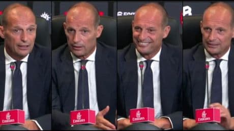 Allegri: &quot;Vlahovic straordinario&quot;. E la risposta sull'addio Juve &egrave; una lezione di stile