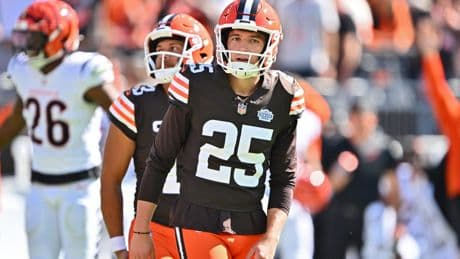 Browns kicker has ultimate nightmare NFL debut in loss to Bengals