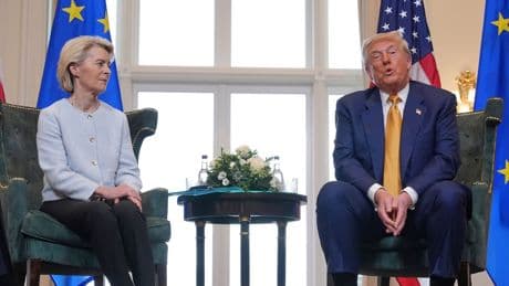 Trump verkündet Einigung mit der EU auf Handelsabkommen