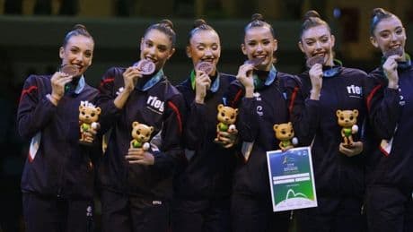 La gimnasta vitoriana Salma Solaun se cuelga el bronce en el Mundial de Brasil