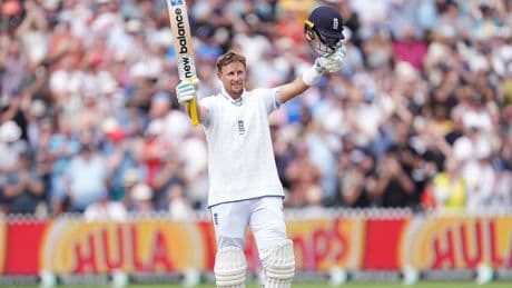 England’s Joe Root up to second on all-time Test run-scorers list after century