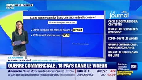 Guerre commerciale : 18 pays dans le viseur