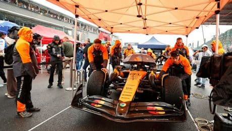 Schlechtes Wetter: Formel-1-Start in Belgien wegen Regens abgebrochen