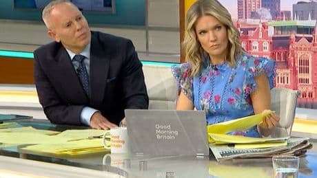 Charlotte Hawkins’ GMB blue floral dress is the perfect wedding guest outfit and it’s on sale