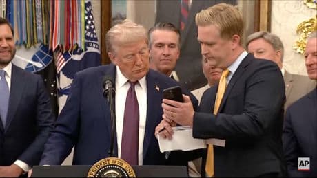Trump’s Response To Video Of Items Being Thrown Out White House Window Makes It Even Weirder