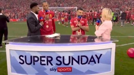 Sky Sports issue apology to Salah and Van Dijk during Liverpool trophy celebrations