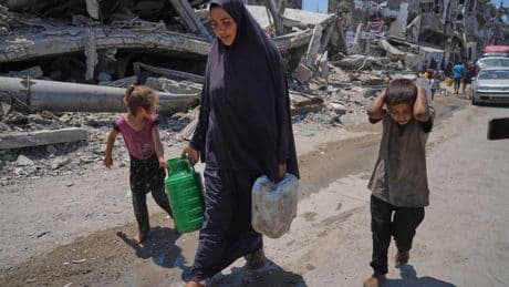 A day in the life, in photos, of one family's search for food in Gaza