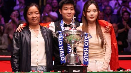 Zhao Xintong hints at how he’ll spend £500,000 World Snooker Championship prize money despite manager’s warning