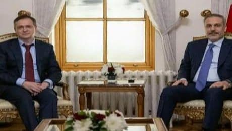 Dışişleri Bakanı Hakan Fidan Rus heyeti temsilcileri ile görüştü