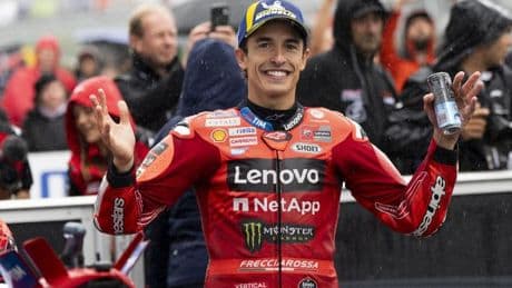 Apoteósica exhibición de Marc Márquez en Alemania y con agua: logra su 101 'pole'