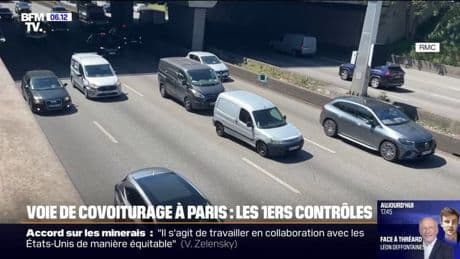 Voie réservée au covoiturage sur le périphérique parisien: les premiers contrôles vont avoir lieu à partir de ce vendredi 2 mai