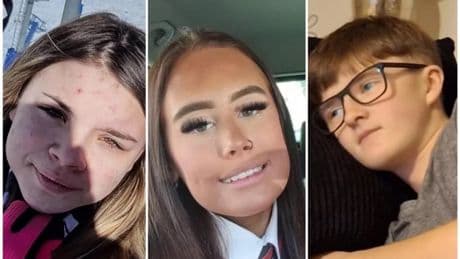 Major search for three missing schoolchildren, 13 & 14, who vanished together in their uniforms over a day ago