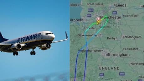 Ryanair, donna tenta di aprire portellone in volo: l'intervento dei passeggeri e l'atterraggio di emergenza a Manchester