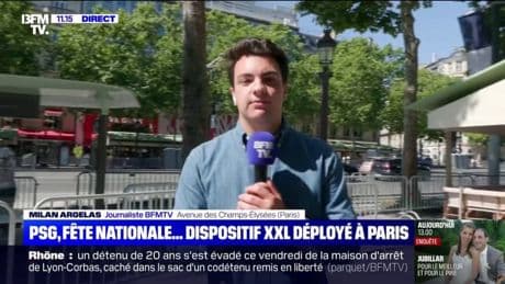 Défilé du 14-Juillet, match du PSG... Certains commerçants de l'avenue des Champs-Élysées commencent à se barricader