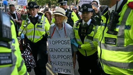 Arrestations massives à Londres après l’interdiction contestée de Palestine Action