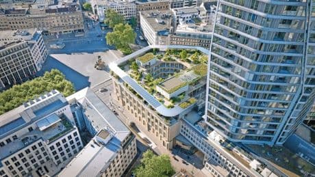 Frühere Bankzentrale: Frankfurter Baudenkmal erhält Dachgarten