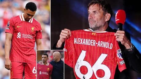 Jurgen Klopp 'couldn't have been more disappointed' by the boos aimed at Trent Alexander-Arnold after his decision to leave on a free - as he tells Liverpool fans: 'This isn't us!'