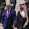 Donald Trump arrives in Saudi Arabia as he looks to seal huge deals for the US during Gulf tour