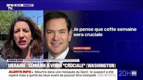 Guerre en Ukraine: le secrétaire d'État américain Marco Rubio, a indiqué que "cette semaine sera cruciale"