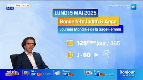 "Les week-ends prolongés, c'est pas assez prolongé" La météo de Colas du lundi 5 mai !