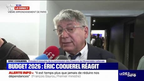 Conférence sur les finances publiques: "On a été figurants d'une opération de communication", réagit Éric Coquerel (LFI)