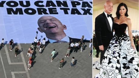 Locals plot protests as superyachts descend on Venice for Bezos wedding