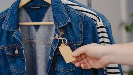 Woman in charity shop overjoyed by what she pays for jacket worth £300