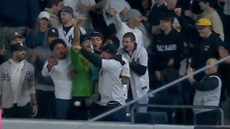 Yankees fan secretly swipes Aaron Judge home run away as supporter who caught ball celebrates with friends