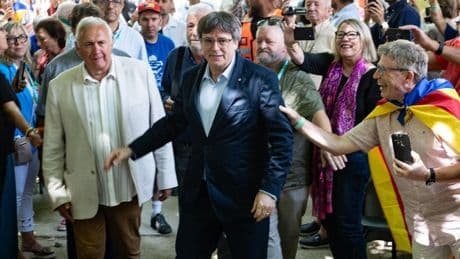Puigdemont reivindica el poder negociador de Junts frente a los que «echan vinagre»