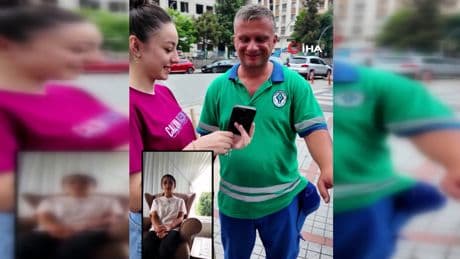 Rize'de yürek ısıtan "Babalar Günü" sürprizi