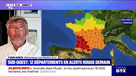 Sud-Ouest : douze départements en alerte rouge demain - 10/08
