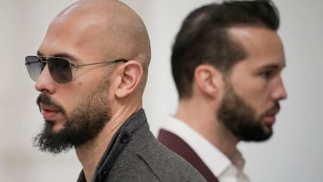 AP PHOTOS: Influencer brothers Andrew and Tristan Tate