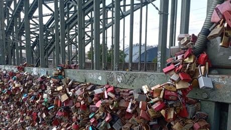 Los candados del puente Hohenzollern