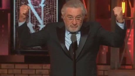 Robert De Niro attacks Donald Trump in Tony Awards speech